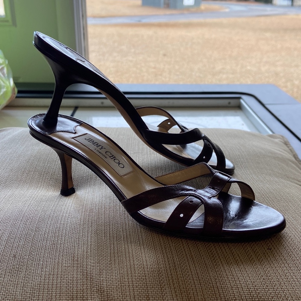Small open toe heel